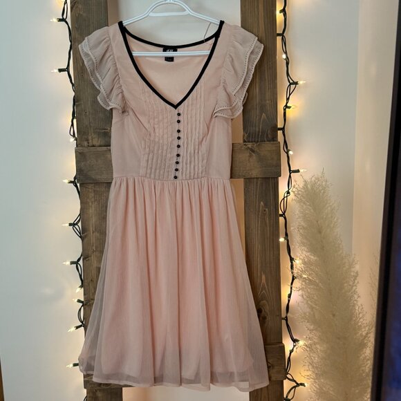 Coquette Aesthetic Whimsical Dusty Pink Dress from H&M 16 Years Ago (Size 4) - Picture 4 of 12